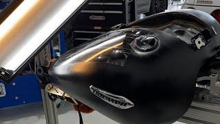 Motorcycle tank PDR repair Live