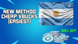 How to get VBUCKS for CHEAP Argentina Method 2024 Best Method