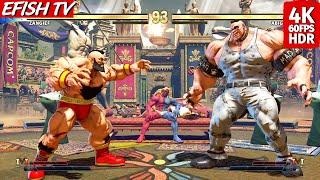 Zangief vs Abigail Hardest AI - Street Fighter V  PS5 4K 60FPS