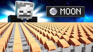 I Took 1000000 Villagers to The Moon