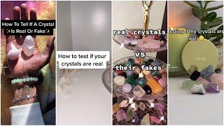 FAKE VS REAL CRYSTALS  HOW TO SPOT A FAKE CRYSTAL  WAYS TO FIND A FAKE CRYSTAL  CRYSTAL TIK TOK