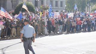 DOCUMENTARY VIDEO Trump supporters militia members hold Stop the Steal rally in Atlanta GA