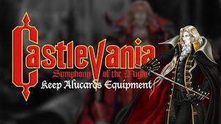 Castlevania Symphony of the Night Keep Alucards starting equipment