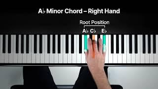 How to Play the A Minor Chord on the Piano