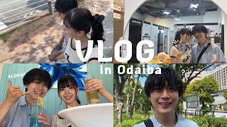 【vlog】ゆる〜くお台場でノープランデートした日🫶