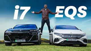 BMW i7 vs Mercedes EQS Which Is The KING Of Luxury?  4K