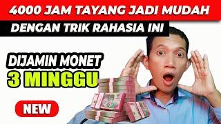 cara kejar 4000 jam tayang youtube paling cepat di dunia  trik 2024