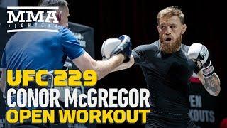 Conor McGregor UFC 229 Open Workout Complete - MMA Fighting