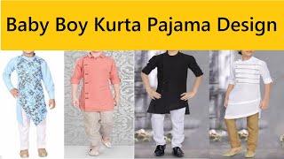 Baby boy kurta pajama design kids kurta pajama design  by Nosheen Ch.