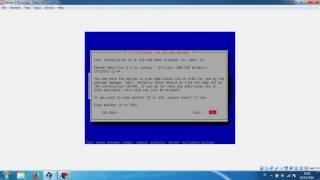 How to install debian on virtualbox with non-graphical install for server or router