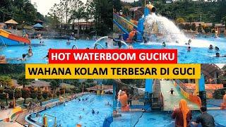 Guciku Hot Waterboom di Guci Tegal  Wahana Kolam renang Terluas di Wisata Guci  Outbond di Guci