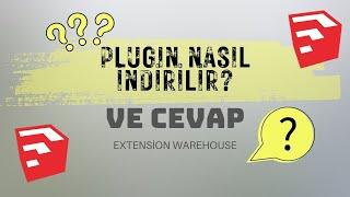 Sketch Up Extension Warehouse Plugin Yükleme  Plugin İndirme-Yükleme #sketchup