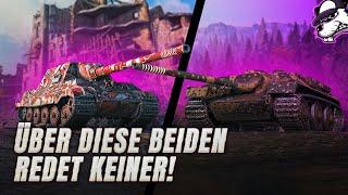 Über diese beiden deutschen Jagdpanzer redet keiner World of Tanks - Gameplay - Deutsch