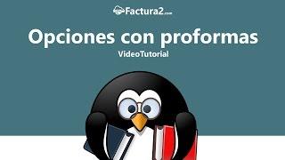 Opciones con proformas