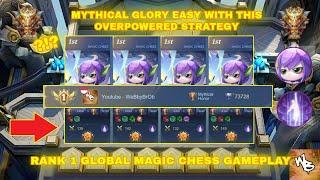 OVERPOWERED LATE GAME STRATEGY FT. RYA 1 - BEST MAGIC CHESS SYNERGY - Mobile Legends Bang Bang