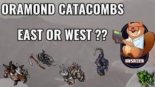 Oramond Cata - East or West? Which is better?  Tibia