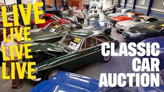 LIVE CLASSIC CAR AUCTION Anglia Car Auctions August 2024 sale - Day One