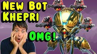 OMG So Broken New Robot KHEPRI War Robots Test Server Gameplay WR