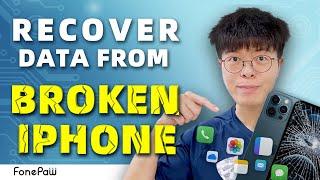 How to Recover Data from DeadBroken iPhone  iPhone Data Recovery 2 EASY WAYS