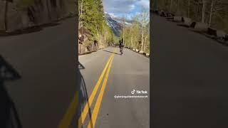 Biking Going-to-the-Sun Road Glacier National Park