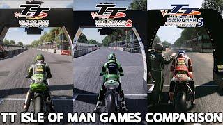 TT Isle of Man Ride on the Edge 123 Comparison  Kawasaki ZX 6R