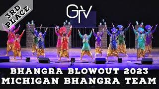Michigan Bhangra Team - Third Place at Bhangra Blowout 2023