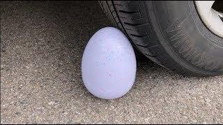 EXPERIMENT CAR VS HATCHIMALS MYSTERY EGG