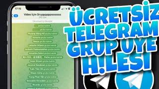 Telegram Ücretsiz Üye Hilesi 2023 - Telegram Kanal Grup Üye Hilesi 2023 #telegram