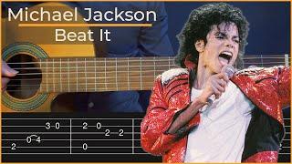 Beat It - Michael Jackson Simple Guitar Tab