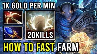 How to Fast Farming Sven 1K Gold Per Min Super Max Item Hyper Carry Dota 2