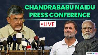 Chandrababu Naidu Press Conference LIVE  Which Way Will TDP Go?  Andhra Pradesh Elections LIVE