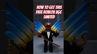 HOW TO GET THIS FREE LIMITED KATANA UGC #roblox #shorts