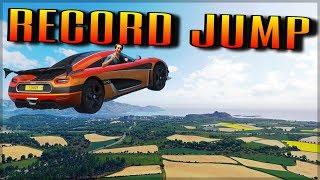 Biggest Jump in Forza Horizon 4  NEW Longest Airtime Record