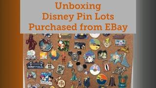 Unboxing Disney Pin Lots Purchased from EBay  Did I get good pins? #disneypins