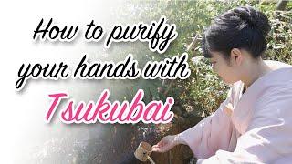 How to purify your hand with Tsukubai【Urasenke Chado】.