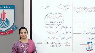 Class 5 - Urdu - Lecture 1 - Hisa Grammar - Fail Ki Iqsam Zaman e Kay Lihaz Say  Allied School