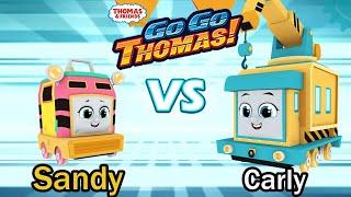 Thomas & Friends Go Go Thomas - ⭐⭐Sandy vs Carly  Sandy vs her Pair ??⭐⭐