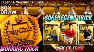 LEGENDS Black Ball Trick in LEGENDS Worldwide Clubs Box Draw  Pes 2021 Mobile