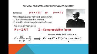 Volumetric Properties of Pure Substance Cubic Equation of State