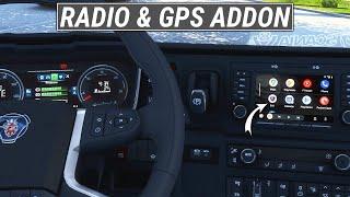 ETS2 1.46 Radio and GPS Addon By Wolli  Euro Truck Simulator 2