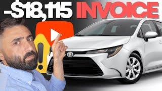 MUST WATCH Before Buying a 2024 Corolla Car Negotiation Review