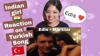 Indian girl reaction on Turkish song #edis Hintli kızın türkçe şarkıya tepkisi