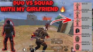 Metro Royale Duo vs Squad With My Girlfriend in Advanced Mode  PUBG METRO ROYALE CHAPTER 8
