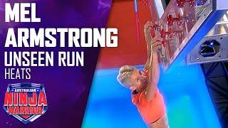 Unseen run Mel Armstrong slips on a tricky obstacle  Australian Ninja Warrior 2020