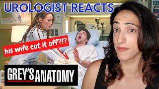 Urologist Reacts to GREYS ANATOMY  Crazy Love  She cuts it off?