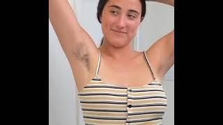 Beautiful Hairy Armpit Show  Bold Model Showing Her Hairy Armpit VIRAL STATUS