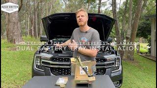 RA Next Gen Ford Ranger DIY Dual Battery Tray Installation Guide  Piranha  AussieDrifter Touring