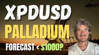 Palladium Forecast Will Demand Destruction  See #XPDUSD Drop Below $1000?