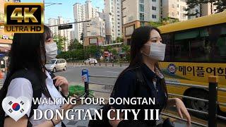 4K Walking in the Peaceful City called Dongtan III Hwaseong South Korea