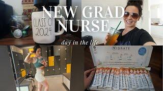 NEW GRAD NURSE DAILY VLOG holiday clothes haul new grad chat workout heart to heart